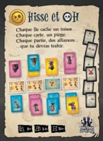 Affiche jeu de cartes pirate Hisse et Oh
