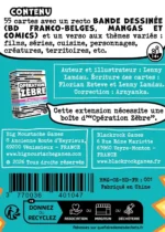 Dos de boîte extension Opération Zèbre BD