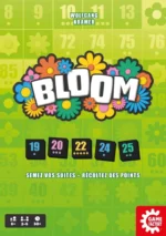 Boîte du jeu Bloom avec fleurs colorées