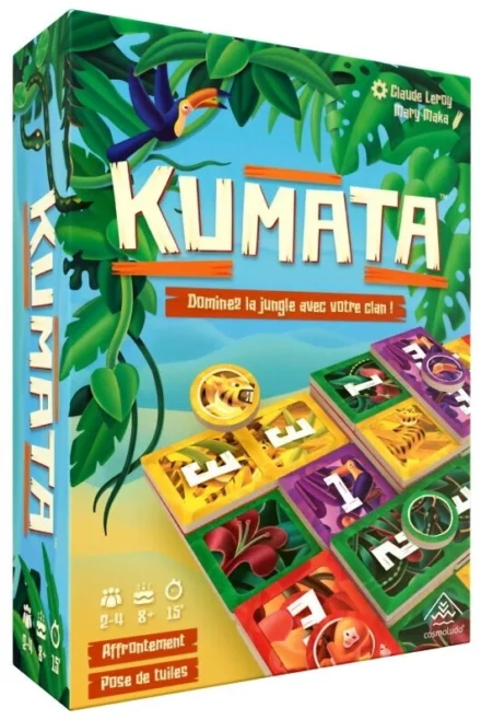 Boîte du jeu de société Kumata jungle