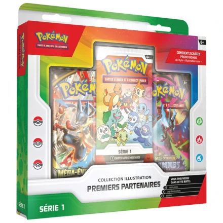 Coffret cartes Pokémon Premiers Partenaires Série 1