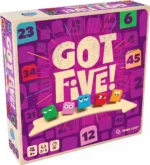 Boîte du jeu de société Got Five colorée