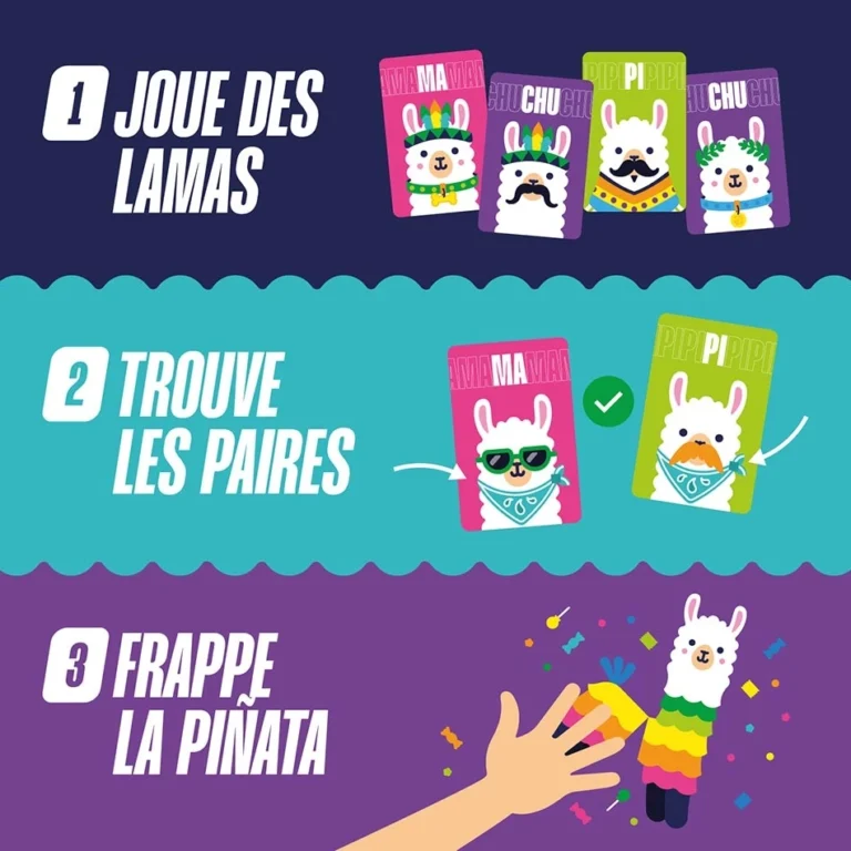 Règles illustrées d’un jeu de cartes llamas