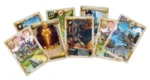 Cartes de jeu illustrées thème fantasy médiéval