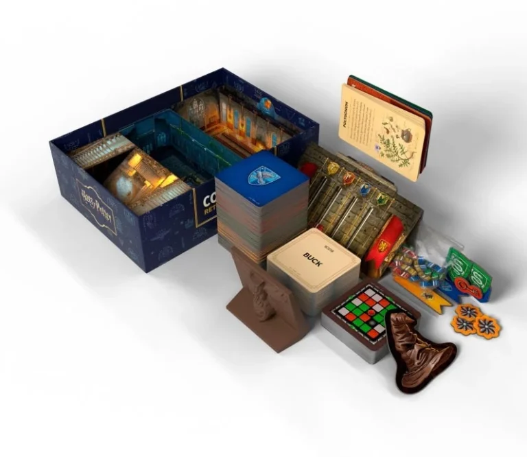 Jeu de société avec cartes et accessoires