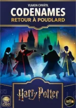 Couverture Codenames Harry Potter silhouettes à Poudlard
