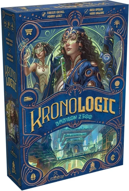 Boîte du jeu Kronologic Babylon 2500 illustrée