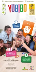 Affiche du jeu Yubibo avec joueurs riant