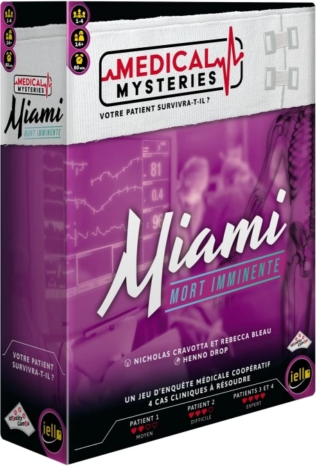 ffnfc0aw1263.webp Boîte du jeu Medical Mysteries Miami enquête médicale coopérative