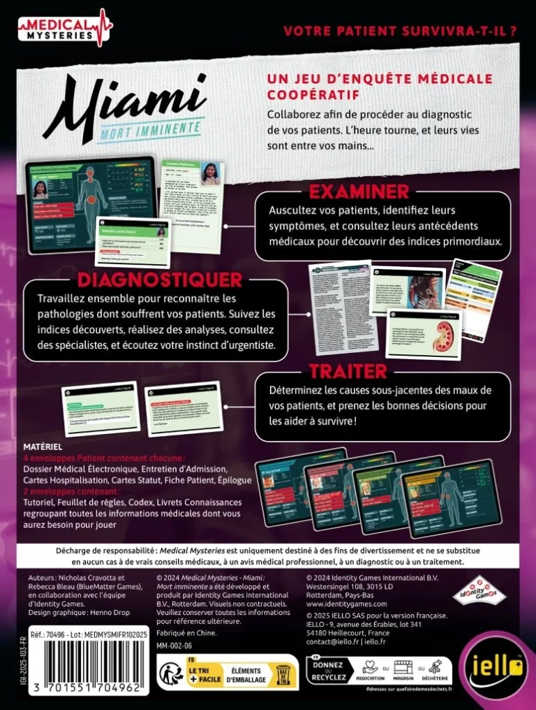 Affiche du jeu Medical Mysteries Miami