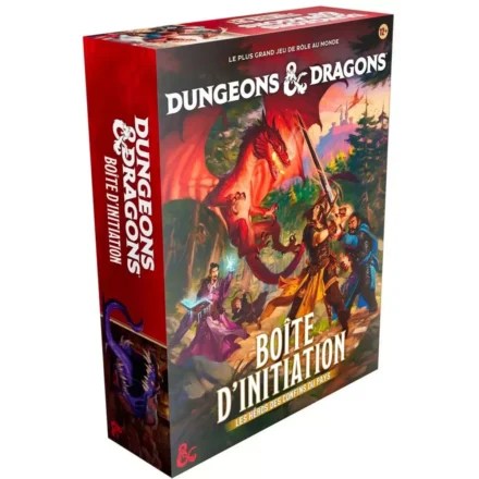 Boîte d’initiation Dungeons & Dragons avec dragon rouge