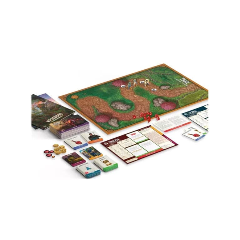 Jeu de société fantastique avec plateau et cartes