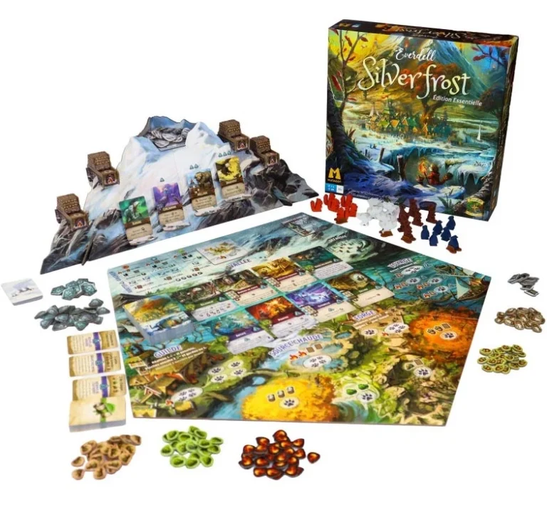 Jeu de société Everdell Silverfrost et accessoires