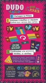 Affiche jeu Dudo Amigo thème piñata colorée