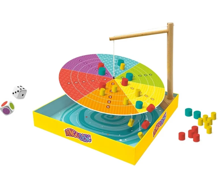 Jeu de société Dingo Disc avec disque coloré