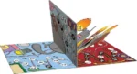 Livre pop-up coloré avec illustrations ludiques