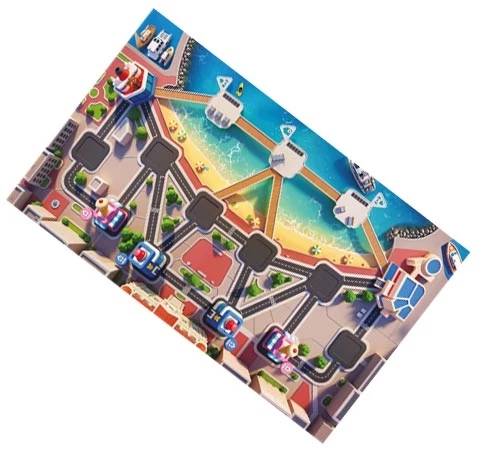 ffnfc0aw1344.webp Plateau de jeu coloré avec routes et plage