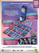 Jeu de société Spooky Tower et ses composants