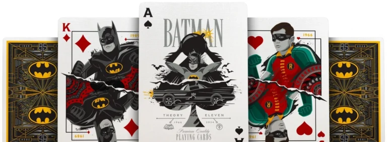 Cartes à jouer Batman style rétro illustré