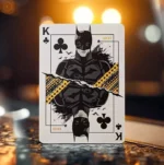 Carte Roi de trèfle illustrée Batman
