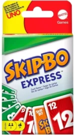 Boîte du jeu de cartes Skip-Bo Express