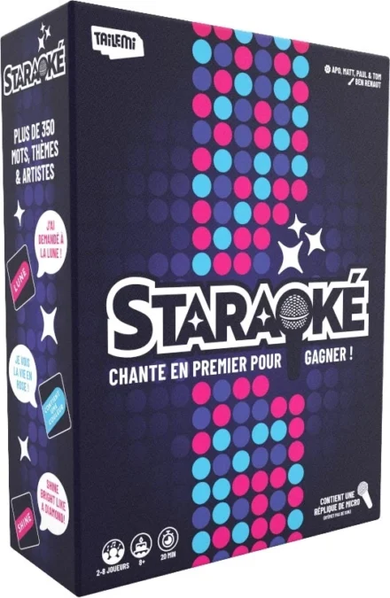 Boîte du jeu de société Staroke karaoké