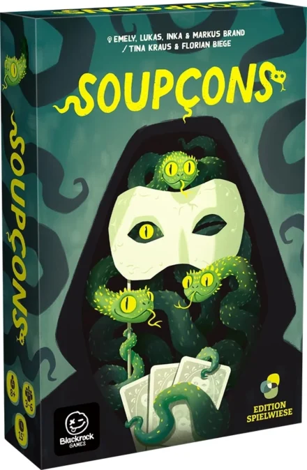 Boîte du jeu de société Soupçons