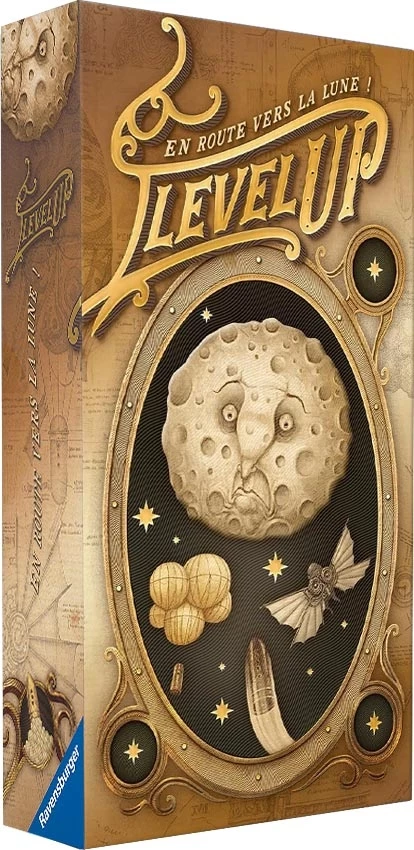 Boîte du jeu Level Up thème lunaire