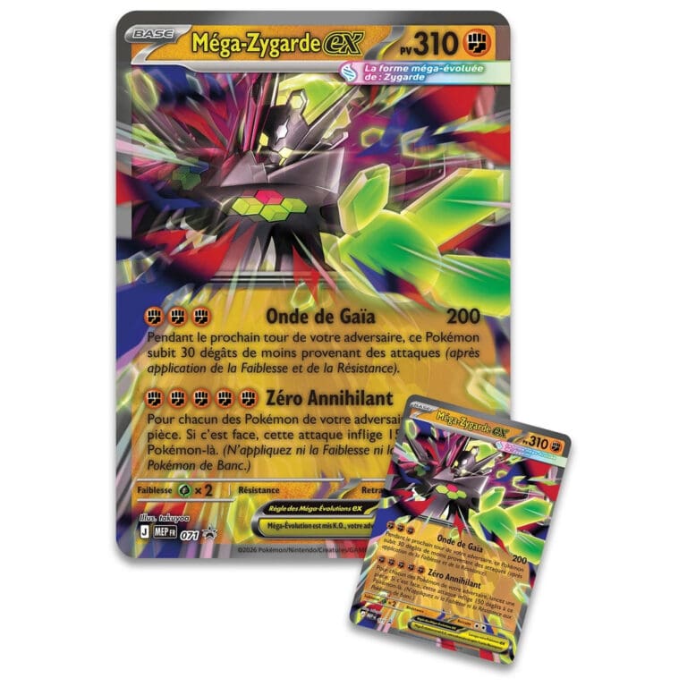 Carte Pokémon Méga-Zygarde EX 310 PV