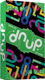 Boîte du jeu de cartes Duo colorée