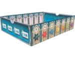 Boîte décorative gothique avec numéros colorés