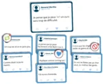 Conversation Twitter sur un défi 1v1 d'échecs en une heure