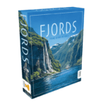Boîte de jeu Fjords avec paysage norvégien montagneux