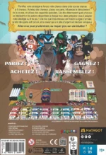 Affiche promotionnelle jeu de course hippique coloré avec chevaux