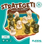 Stratégie jeu échecs pièces animales bois colorées