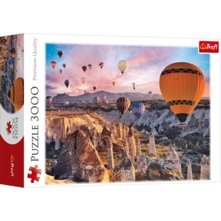 Puzzle Trefl 3000 pièces ballons montgolfières Cappadoce