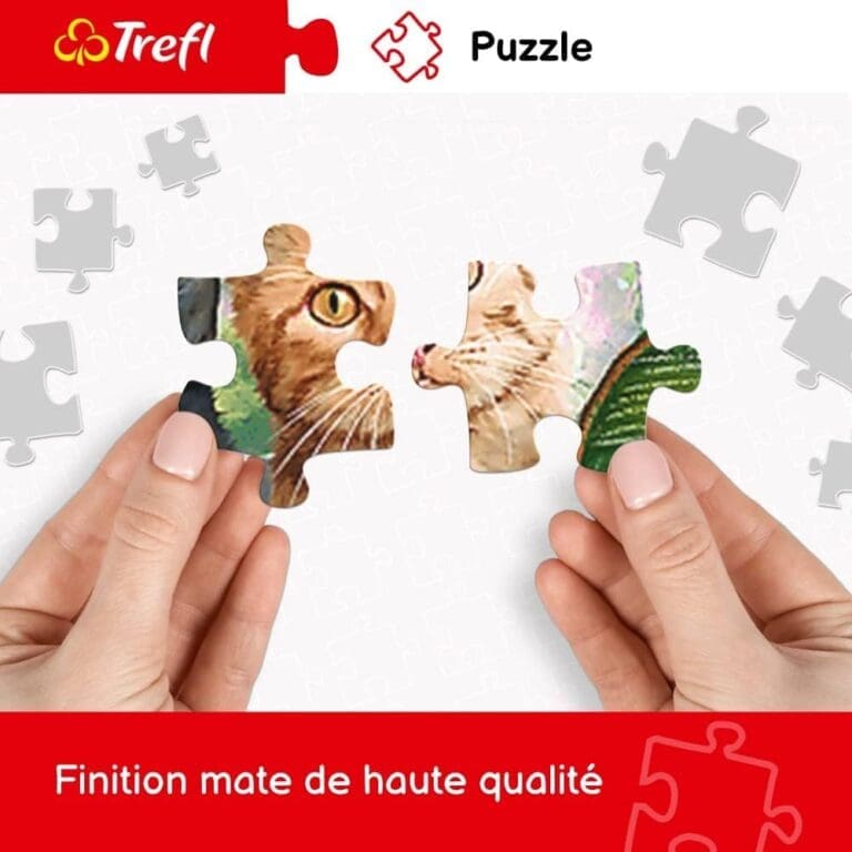 Puzzle Trefl avec pièces de chats à assembler