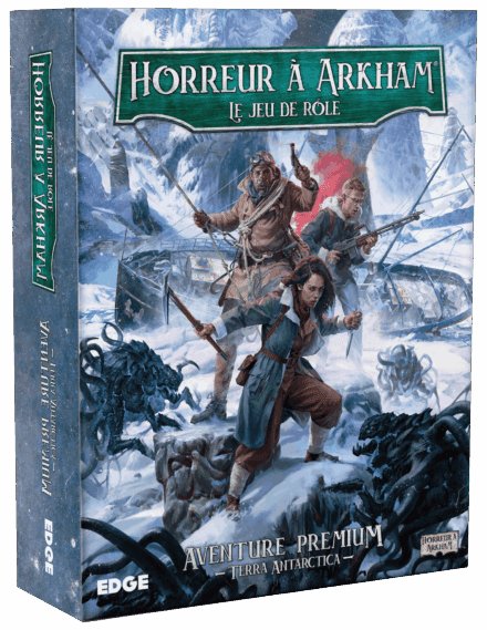 Boîte jeu Horreur à Arkham aventure Antarctique