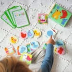 Jeu éducatif enfant avec cartes animaux et instructions Select