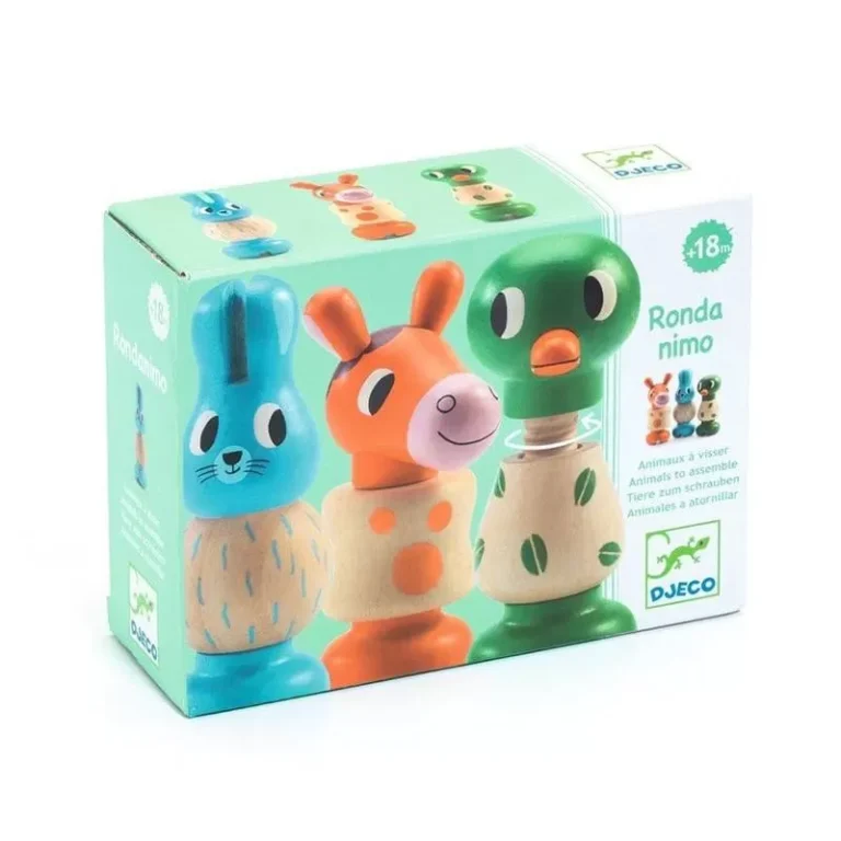 ffnfc0aw1842.webp Jouet empilable Ronda Nimo avec trois animaux colorés