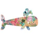 Puzzle baleine colorée avec illustrations fantaisistes détaillées