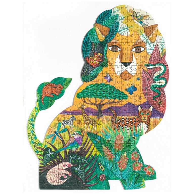 ffnfc0aw1869.jpg Puzzle tête silhouette animaux jungle nature colorés