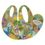 Puzzle écosystème marin coloré avec coraux poissons
