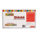 Boîte de jeu Sidoké avec grilles colorées et instructions