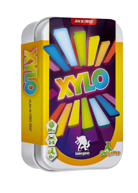 Boîte jeu de cartes XILO couleurs vives Bézier Games