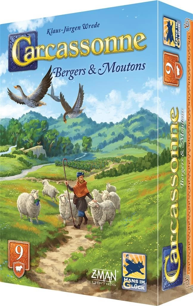 ffnfc0aw1946.webp Boîte du jeu Carcassonne Bergers & Moutons avec paysage montagneux