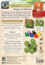 Boîte extension jeu Carcassonne Bergers Moutons