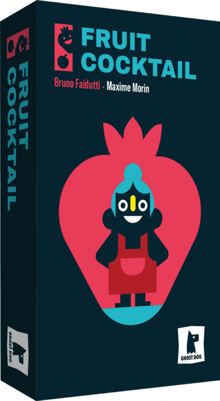 Boîte de jeu Fruit Cocktail avec personnage stylisé
