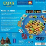 Boîte de jeu CATAN Extension Marins avec plateau hexagonal