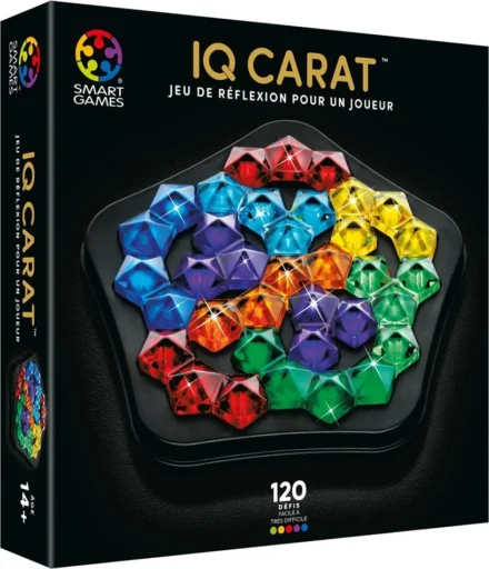 IQ Carat jeu de réflexion avec pierres précieuses colorées